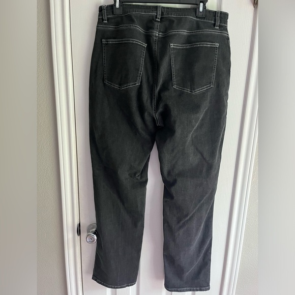Eileen Fisher high rise straight jeans women’s size 14 - Picture 3 of 14